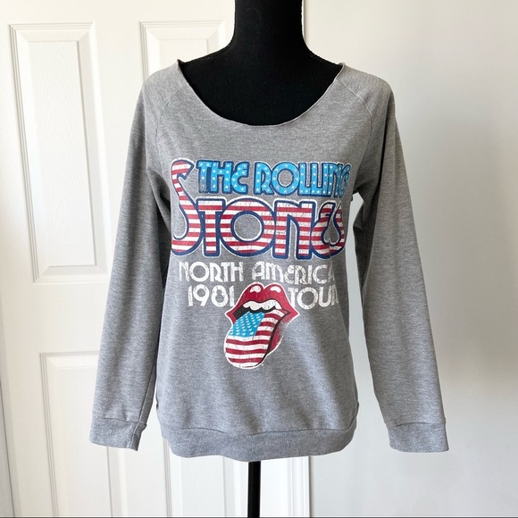 The Rolling Stones North American 1981 Tour  Sweatshirt - Picture 1 of 15